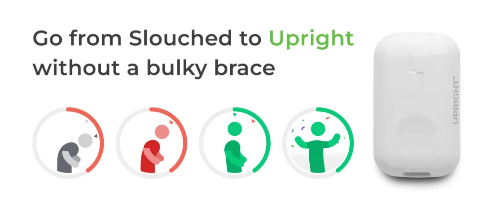 Upright GO 2 Premium | Posture Corrector Trainer & Tracker for Women & Men with Smart App - From Slouched to Upright