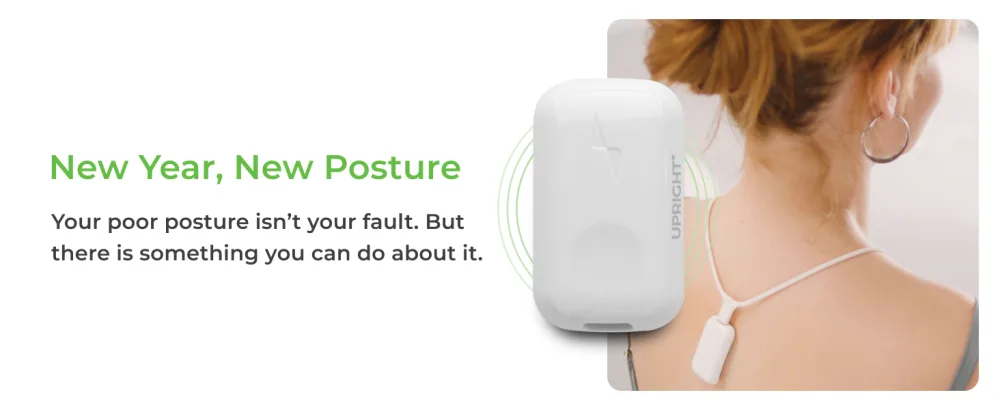 Upright GO 2 Premium | Posture Corrector Trainer & Tracker for Women & Men with Smart App - New Year New Posture