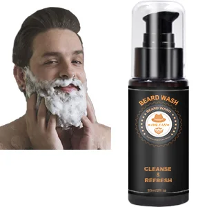 Upgraded Beard Grooming Kit wBeard ConditionerBeard OilBeard BalmBeard BrushBeard ShampooWashBeard CombBeard ScissorsStorage BagBeard E-BookBeard Growth Care Gifts for Men Pleasant - Beard Shampoo