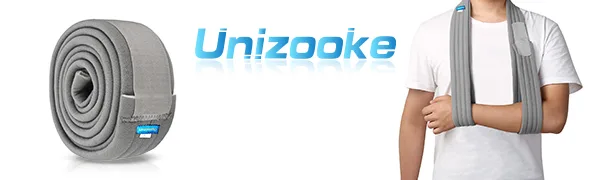Unizooke Arm Sling - Medical Support Strap for Broken  Fractured Bones - Adjustable Shoulder Rotator Cuff Full Soft Immobilizer - For Left Right Arm Men Women(SimpleLightweightComfortable) - product information 1