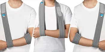 Unizooke Arm Sling - Medical Support Strap for Broken  Fractured Bones - Adjustable Shoulder Rotator Cuff Full Soft Immobilizer - For Left Right Arm Men Women(SimpleLightweightComfortable) - product information 6