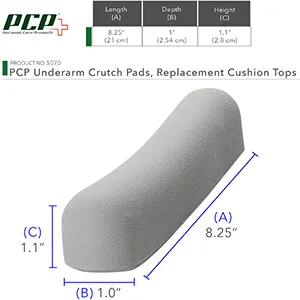 Underarm Crutch Pads Replacment Cushion Tops - sefsdf