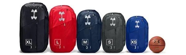 Under Armour Undeniable Duffle 4.0 Gym Bag X-Small Black (001)Silver - Size Comparison