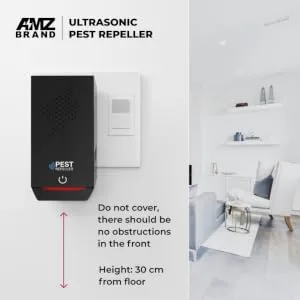 Ultrasonic Pest Repeller 2 Pack - Powerful Rodent Repellent - 3 Working Modes - Wide Frequency Range Pest Control Device - Ideal for Mice Rats Mosquitoes Cockroach Moths Ants - rodent repellent