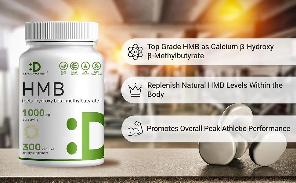 Eagleshine Vitamins HMB 1000 mg - 300 Capsules - HMB 1000mg