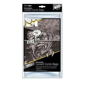 Ultra Pro Resealable Current Size Comic Bags 2-Mil Polypropylene 6-78 X 10 Inches (100-Count) - product information 2