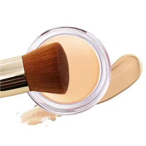 Uleade Dual Ended BlushPowderLiquid Foundation Blending Makeup Brushes Gold - Foundation Brush
