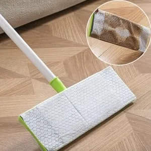 UKEENOR Dry Mop Refills Sweeper 160 Count Disposable Dusting Cloths Dry Sweeping Refills Dry Duster Cloths Mop Pads Floor Cloth Refills Electrostatic Cloths 7.9x11.6 Box Packing - Disposable Dusting Cloths