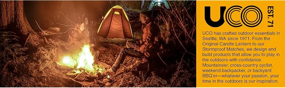UCO Stormproof Match Kit with Waterproof Case 25 Stormproof Matches and 3 Strikers No Color - product information 1
