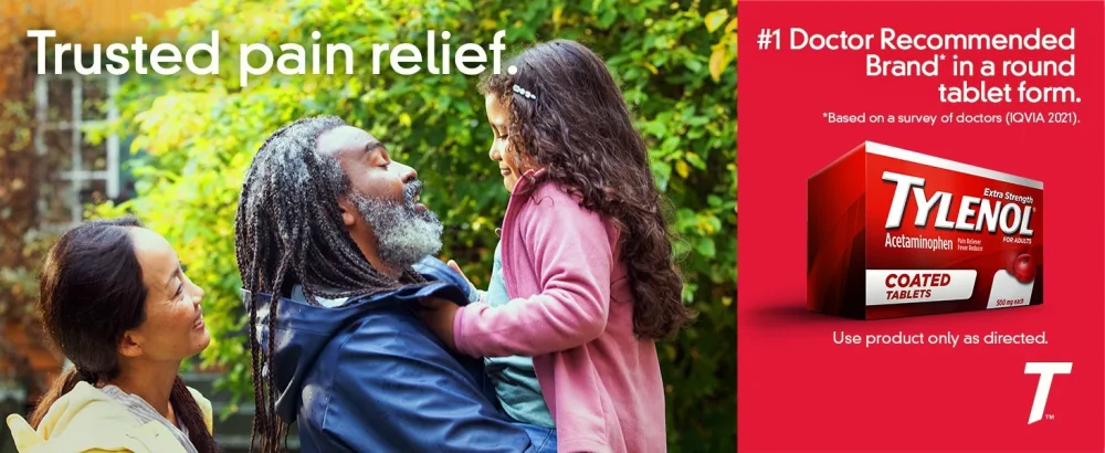 Tylenol Extra Strength Coated Tablets Acetaminophen Adult Pain Relief  Fever Reducer 100 ct - Trusted Pain Relief with Tylenol Extra Strength Coated Tablets