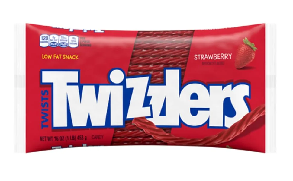 TWIZZLERS Twists Strawberry Flavored Chewy Candy Halloween 16 oz Bag - product information 1
