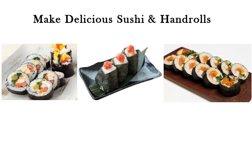 Twice Roasted Seaweed Sheets 7.50 in x 8.25 in (50 Sheets) - Make delicious