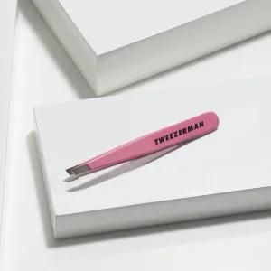Tweezerman Exclusive Tea Rose Mini Slant Tweezer Dusty Rose Tea - image