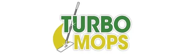 Turbo Mops Reusable Floor Mop Pads - Pack of 2 Machine Washable 12-inch Microfiber Mop Refills - Compatible with Swiffer Wet Jet - Household Cleaning Tools - turbo mops