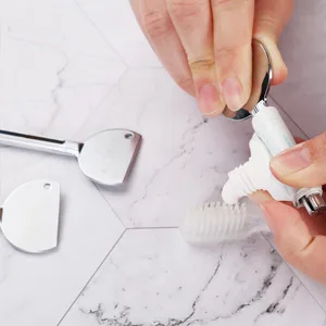 Tube Key Tooth Paste Squeezer  Set of 3 Manual Toothpaste Squeezer XYKEEY Toothpaste Tube Squeezers Silver - key tube roller