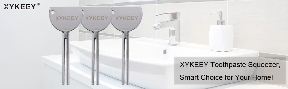Tube Key Tooth Paste Squeezer  Set of 3 Manual Toothpaste Squeezer XYKEEY Toothpaste Tube Squeezers Silver - tube squeezer