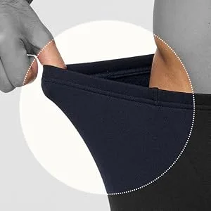 TSLA Mens Thermal Underwear Set Microfiber Soft Fleece Lined Long Johns Winter Warm Base Layer Top  Bottom Soft Micro Fleece Black Medium - MHS300_Features03