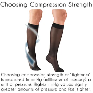 Truform Compression 15-20 Mmhg Sheer Knee High Stocking Large (Pack of 2) Beige Large (Pack of 2) Beige - product information 2