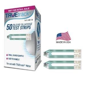 TrueTrack Test Strips 50 ct (Pack of 2) by TrueTrack - made in usa