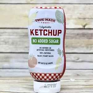 True Made Foods No Added Sugar Vegetable Ketchup Squeeze 17 Oz 1.06 Pound (Pack of 1) - local