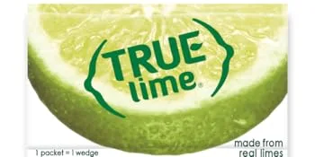 True Lime Bulk Dispenser Pack 100 Count (2.82oz) - calorie drink mix packets mixes water flavored true lime powdered flavorings enhancer flavor