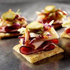 Triscuit Thin Crisps Parmesan Garlic Whole Grain Wheat Crackers 7.1 oz - image
