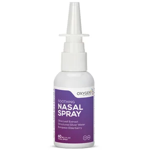 TriGuard Plus Colloidal Silver Nasal Spray with Olive Leaf Extract  Elderberry Extract  Sinus Treatment Nose Spray  Immune System Booster - 2 oz  60ml - Colloidal Silver Nasal Spray