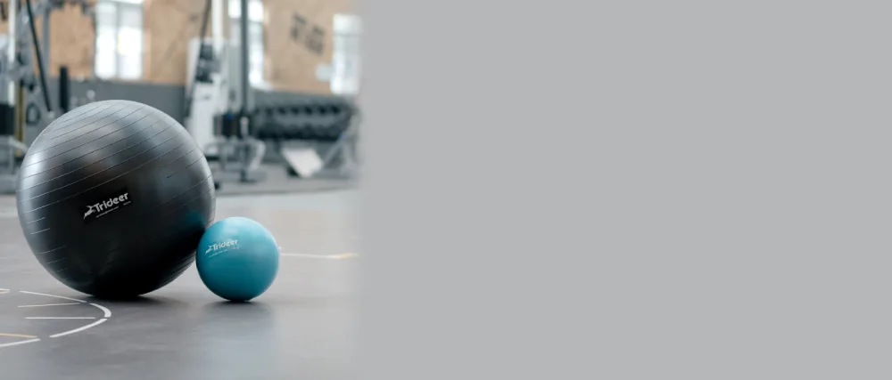Trideer 9 Inch Pilates Ball Between Knees for Physical Therapy Mini Exercise Ball - Yoga Ball Small Workout Balls for Core Strength and Back Support Green - Exercise Ball