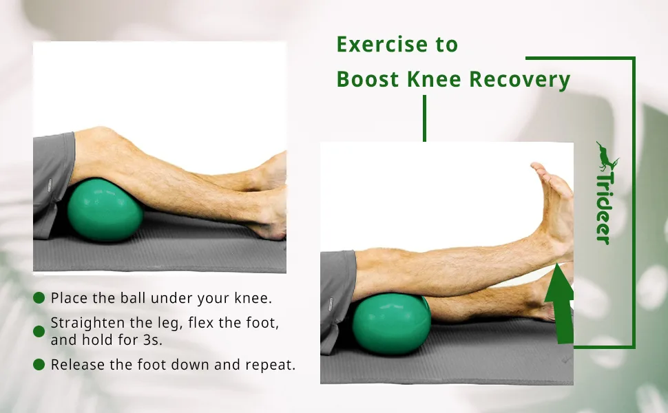Trideer 9 Inch Pilates Ball Between Knees for Physical Therapy Mini Exercise Ball - Yoga Ball Small Workout Balls for Core Strength and Back Support Green - workout ball