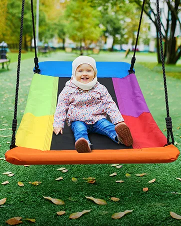 Trekassy 440lbs Swing Set with 40 Inch Saucer Tree Swing Swivel and Heavy Duty A-Frame Metal Swing Stand - product information 7