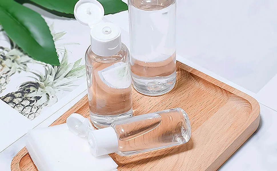 Travel Bottles TSA Approved2 oz Plastic Bottles Small Squeeze Bottles Leak Proof Silicone Travel Size Containers with Flip Cap (30 Bottles) - mini squeeze bottles