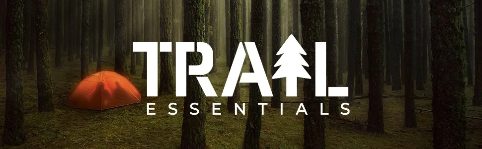 Trail Essentials Toilet Bags Certified Biodegradable and Compostable Use and Bury in Ground Includes Convenient Water Resistant Carry Case 25 Bags - Trail Essentials