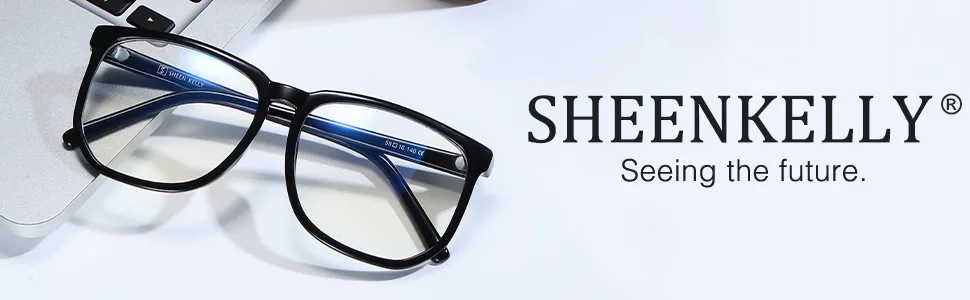 TR90 Oversized Blue Light Blocking Glasses Men Women Square Computer Eyewear Reduce Eye Strain Oversied Black(l) - seeing the future