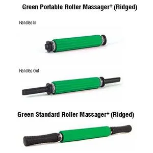 THERABAND Roller Massager  Portable Muscle Rolling Stick with Retractable Handles New Version Roller Massager - product information 1