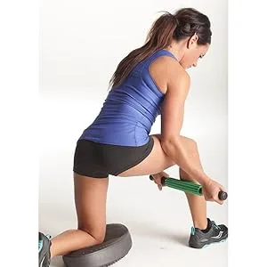 THERABAND Roller Massager  Portable Muscle Rolling Stick with Retractable Handles New Version Roller Massager - product information 2