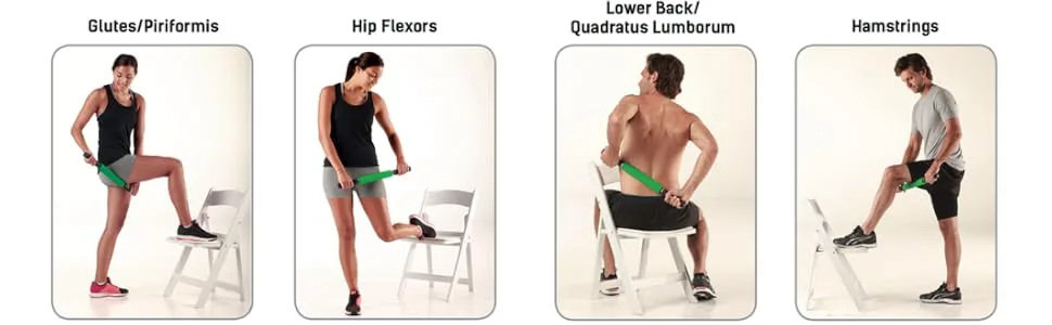 THERABAND Roller Massager  Portable Muscle Rolling Stick with Retractable Handles New Version Roller Massager - product information 3