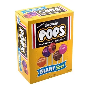 Tootsie Roll Pops Giant Size (72 Count) Variety Pack 3.82 Pound Allergen Friendly HALLOWEEN FAVORITE - product information 2