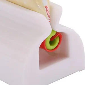 Toothpaste Tube Squeezers Toothpaste Roller - Manual Toothpaste Tube Roller Squeezer Tool Toothbrush Squeezers Toothpaste Clip Holder Stand Winder by XYKEEY (Multi-Colored) - tube roller