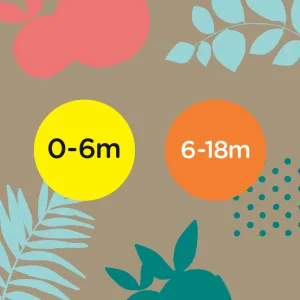 Tommee Tippee Night Time Glow in The Dark Pacifiers Symmetrical Design BPA-Free Silicone Binkies 0-6m 2-Count Midnight Skies - image