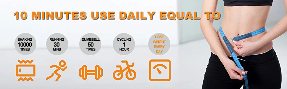 TODO Vibration Plate Exercise Machine Whole Body Vibration Machine for Relieving Muscle Tightness Remote Control3 Resistance LoopsResistance Bands black  white - 10 minutes use