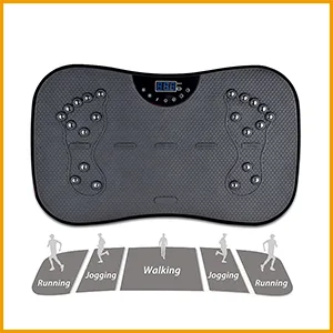 TODO Vibration Plate Exercise Machine Whole Body Vibration Machine for Relieving Muscle Tightness Remote Control3 Resistance LoopsResistance Bands black  white - product information 12