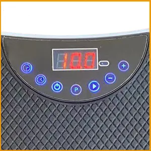 TODO Vibration Plate Exercise Machine Whole Body Vibration Machine for Relieving Muscle Tightness Remote Control3 Resistance LoopsResistance Bands black  white - LCD Monitor