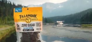 Tillamook Country Smoker Keto Friendly Zero Sugar Beef Jerky Original 6.5 Ounce - Tillamook