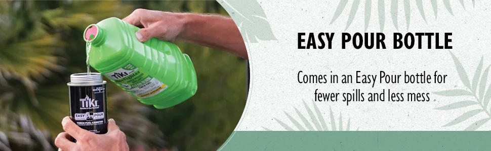 TIKI Brand Clean Burn BiteFighter Mosquito Repellent Torch Fuel 64 Fl Ounces 64 Torch Fuel - B07PZY8KLC_3