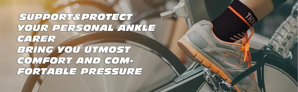 Thx4COPPER Infused Compression Ankle Brace Silicone Ankle Sleeve Support Pain Relief from Plantar Fasciitis Achilles Tendonitis- Reduce Foot Swelling  Prevent Ankle Single Medium - product information 11