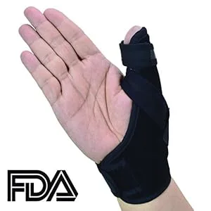 Thumb Spica Splint- Thumb Brace for Arthritis or Soft Tissue Injuries Lightweight and Breathable Stabilizing and not Restrictive Fits Both Hands a U.S. Solid Product (SmallMedium) SmallMedium (Pack of 1) - product information 2