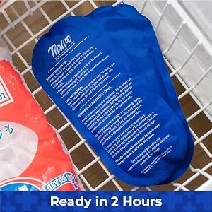 Thrive Cold Compress Ice Packs (2 Count)  Reusable Ice Pack for Injury  Soft Touch Gel Ice Pack for Pain Relief  Rehabilitation (Light Blue) Regular - Thrive Cold Compress Ice Packs (2 Count) – Reusable Ice Pack for Injury – Soft Touch Gel Ice Pack