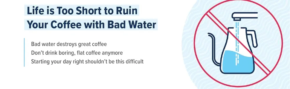Third Wave Water Mineral Enhanced Flavor Optimizing Coffee Brewing Water Espresso Profile 0.635 oz - Life is Too Short to Ruin Your Coffee with Bad Water Bad water destroys great coffee