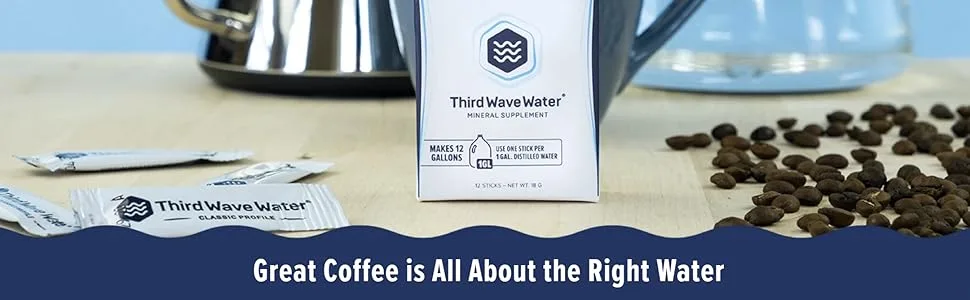 Third Wave Water Mineral Enhanced Flavor Optimizing Coffee Brewing Water Espresso Profile 0.635 oz - Third Wave Water - Great Coffee is All About the Right Water