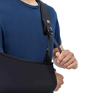 Think Ergo Arm Sling Air - Lightweight Breathable Ergonomically Designed Medical Sling for Broken  Fractured Bones - Adjustable Arm Shoulder  Rotator Cuff Support - product information 3